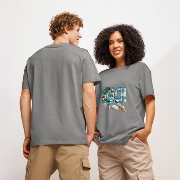 Coastal Vibes Tee - Unisex organic ribbed neck t-shirt - Image 6