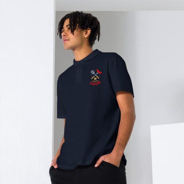 Unisex Master Cook Pique Polo Shirt - Image 4