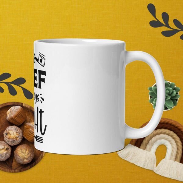 White glossy mug - Image 2