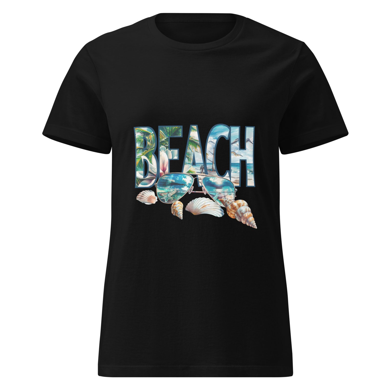 womens basic softstyle t shirt black