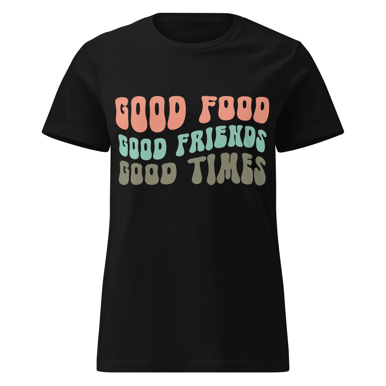 womens basic softstyle t shirt black