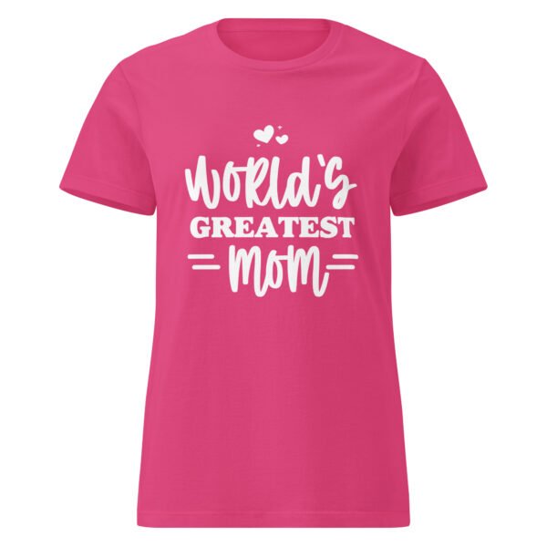 World’s Greatest Mom Tee – Women’s Soft Cotton - Image 6