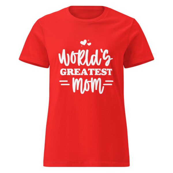 World’s Greatest Mom Tee – Women’s Soft Cotton - Image 4