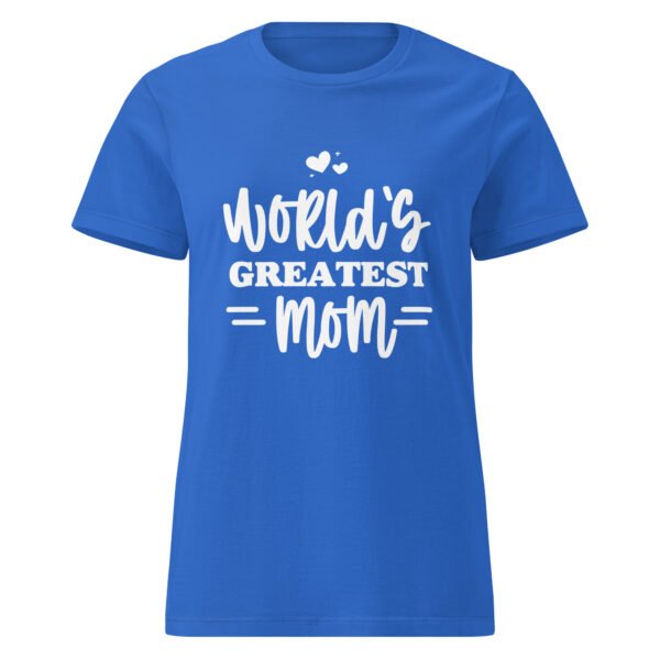 World’s Greatest Mom Tee – Women’s Soft Cotton - Image 5